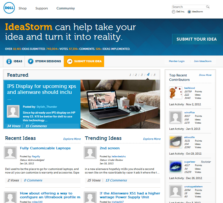 IdeaStorm